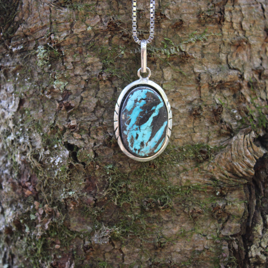 Nishapur turquoise pendant