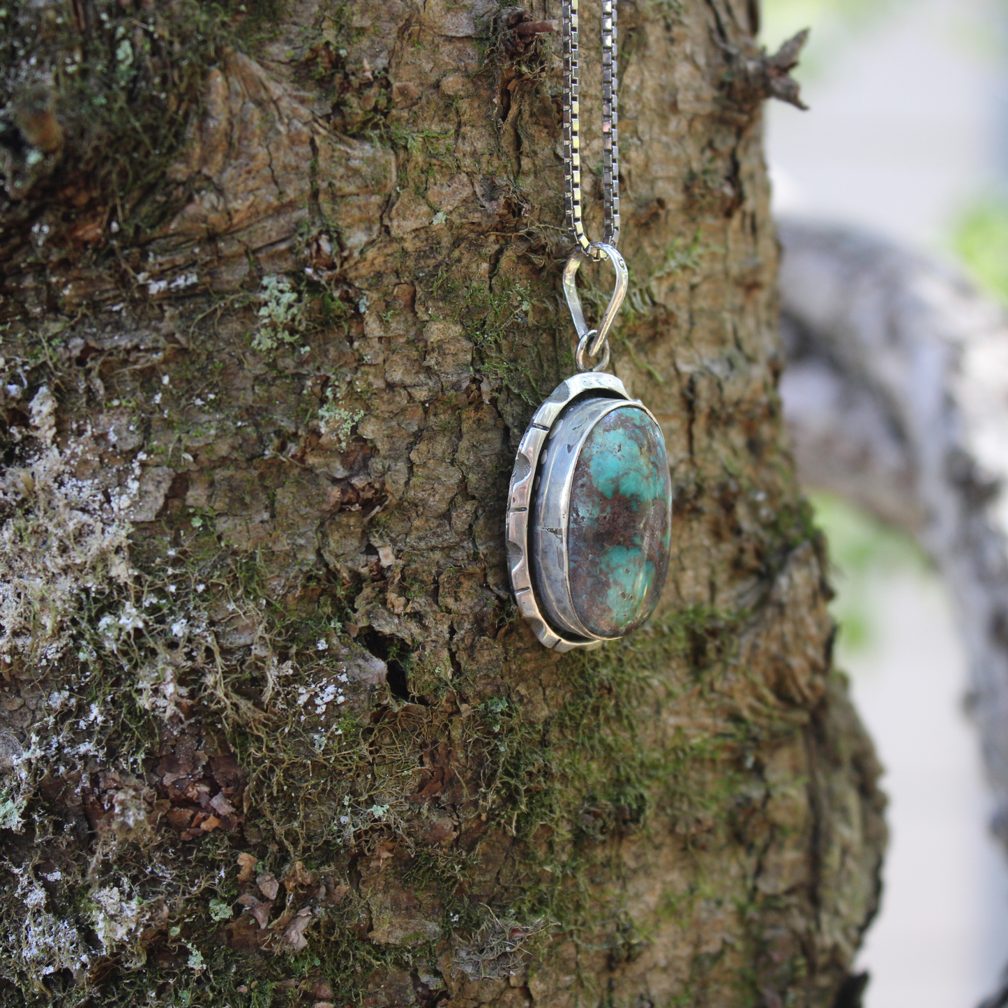 Nishapur turquoise pendant